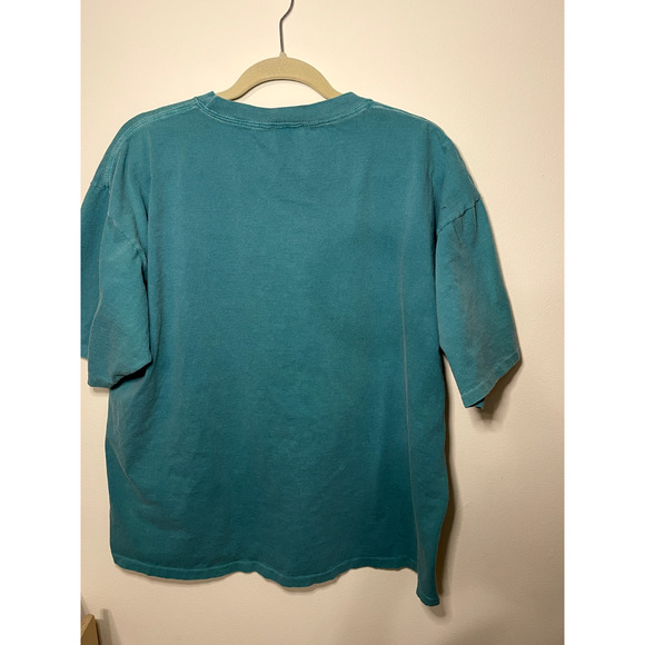Teal Single-Stitch SUNDANCE Vintage Tee Size Large - Picture 10 of 13